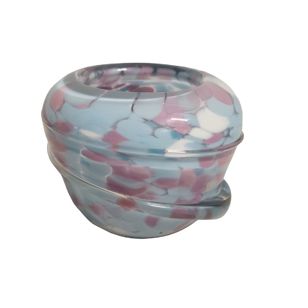 Signed Jalama Glass Studio CC Walters Hand Blown Bowl